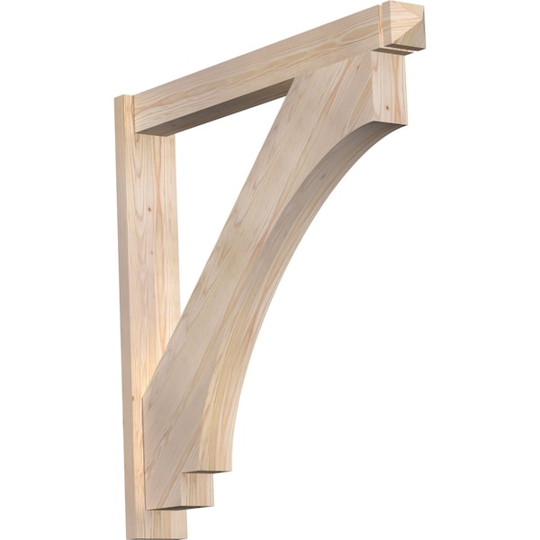 Ekena Millwork Imperial Arts & Crafts Smooth Outlooker, Douglas Fir, 5 1/2"W x 40"D x 40"H OUT06X40X40IMP03SDF - main